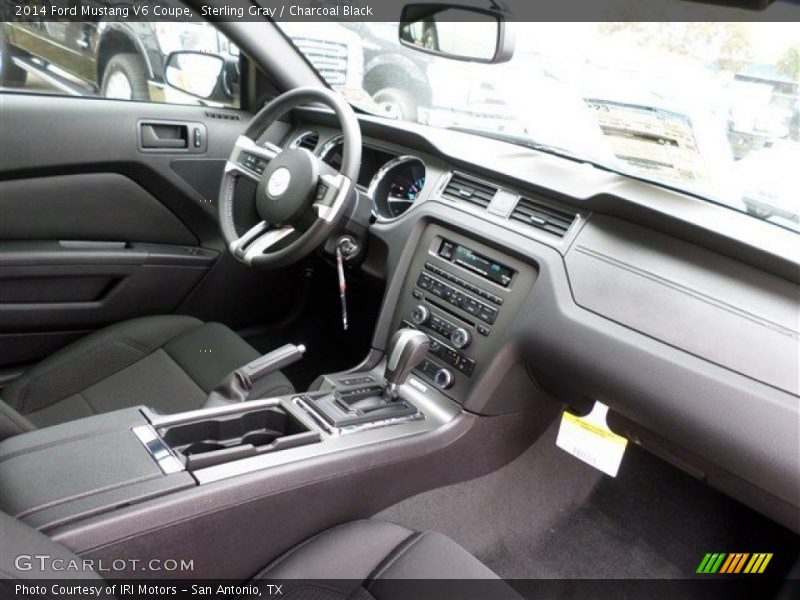 Sterling Gray / Charcoal Black 2014 Ford Mustang V6 Coupe