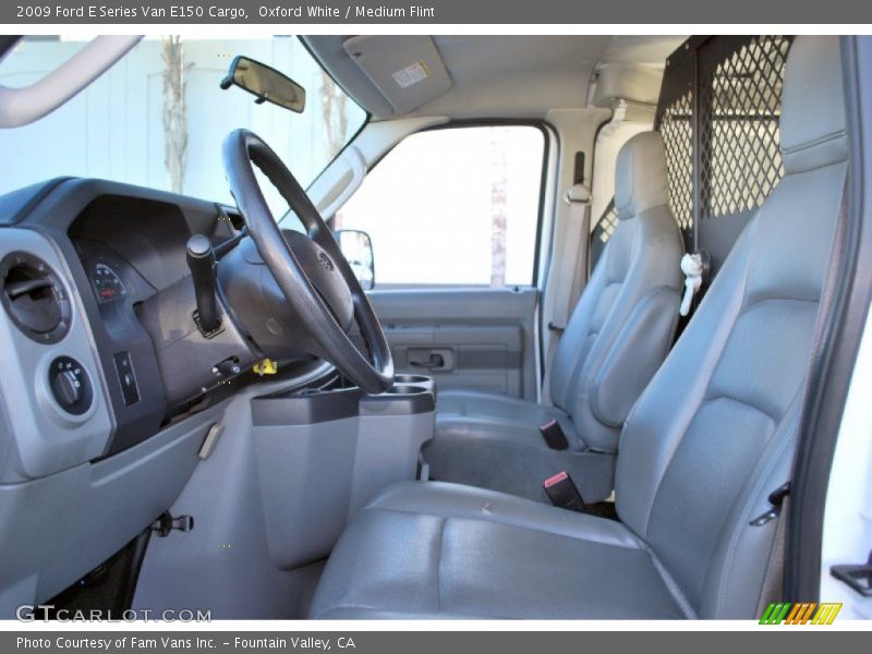 Oxford White / Medium Flint 2009 Ford E Series Van E150 Cargo