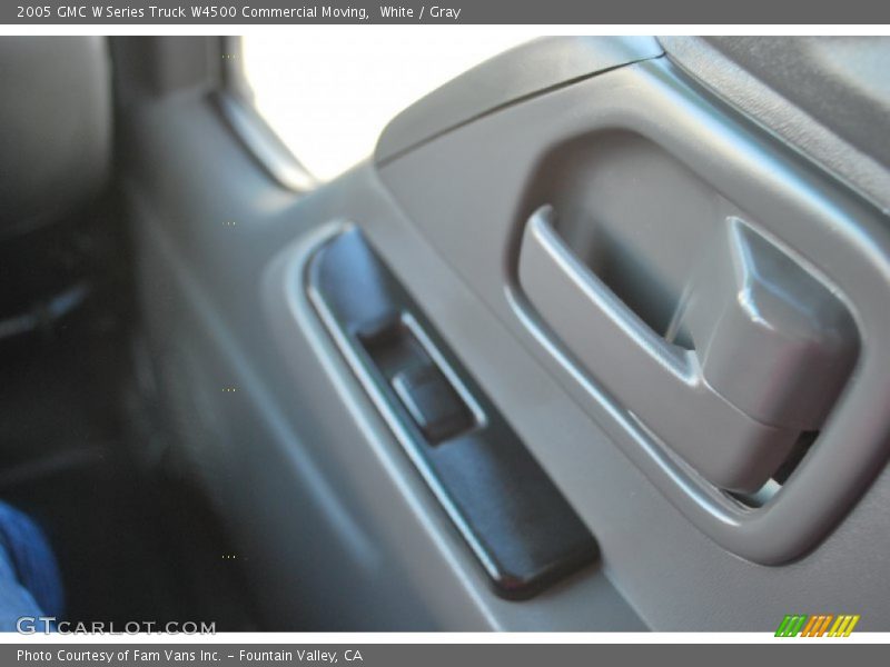 White / Gray 2005 GMC W Series Truck W4500 Commercial Moving