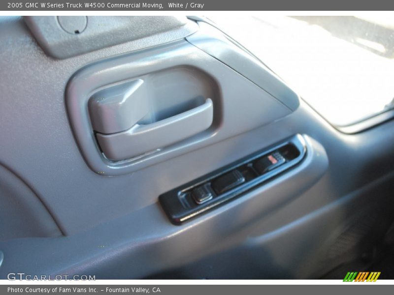 White / Gray 2005 GMC W Series Truck W4500 Commercial Moving