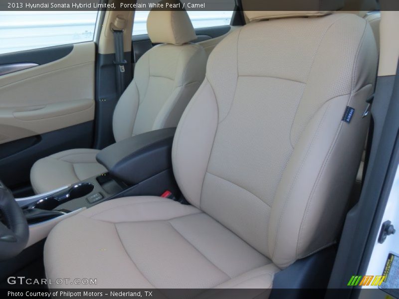 Front Seat of 2013 Sonata Hybrid Limited