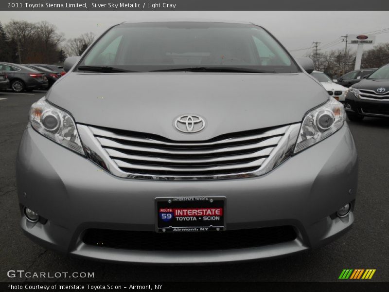 Silver Sky Metallic / Light Gray 2011 Toyota Sienna Limited