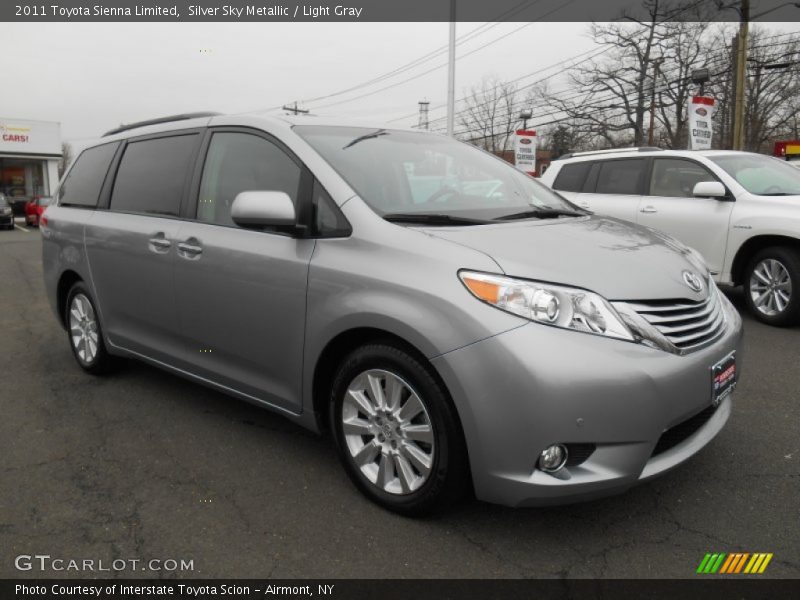 Silver Sky Metallic / Light Gray 2011 Toyota Sienna Limited
