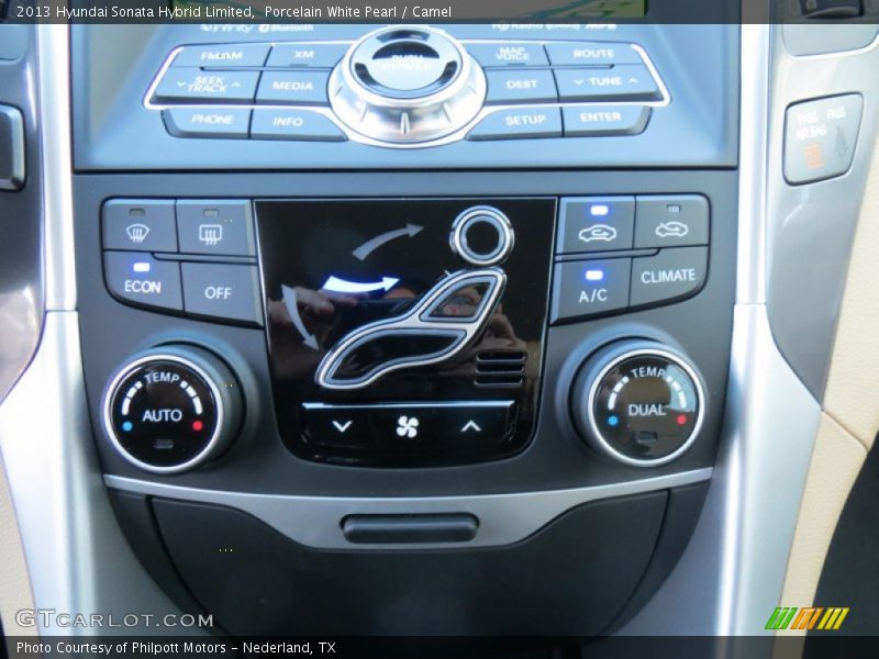 Controls of 2013 Sonata Hybrid Limited