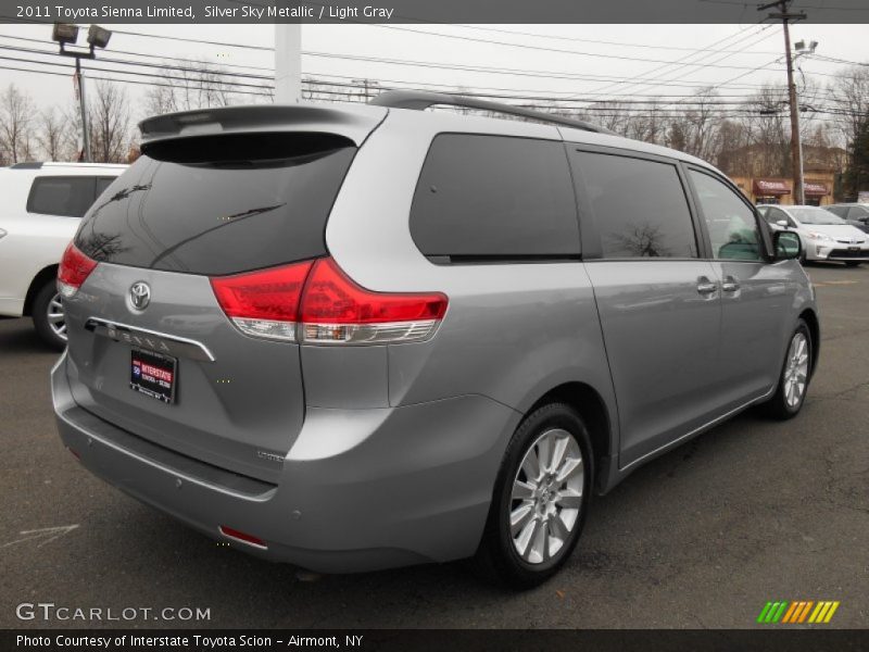 Silver Sky Metallic / Light Gray 2011 Toyota Sienna Limited