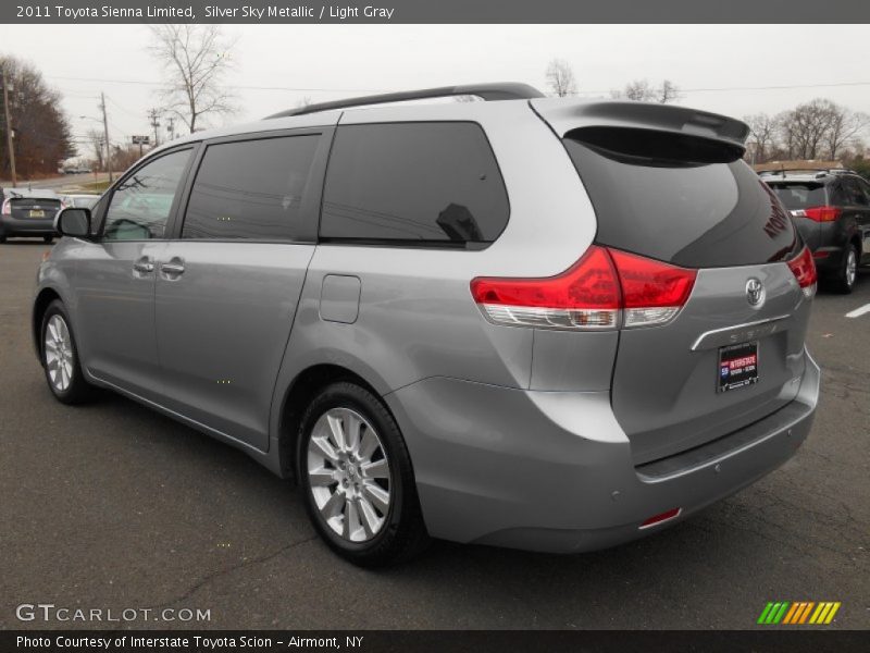 Silver Sky Metallic / Light Gray 2011 Toyota Sienna Limited
