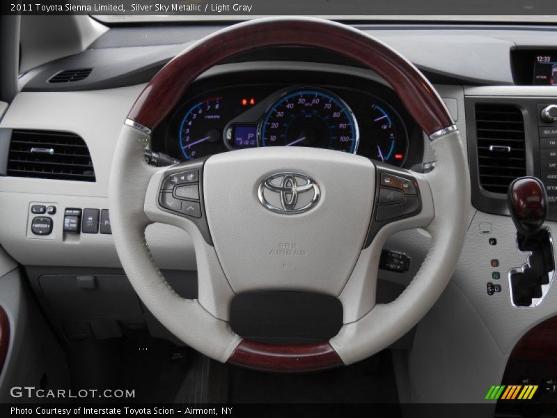 Silver Sky Metallic / Light Gray 2011 Toyota Sienna Limited