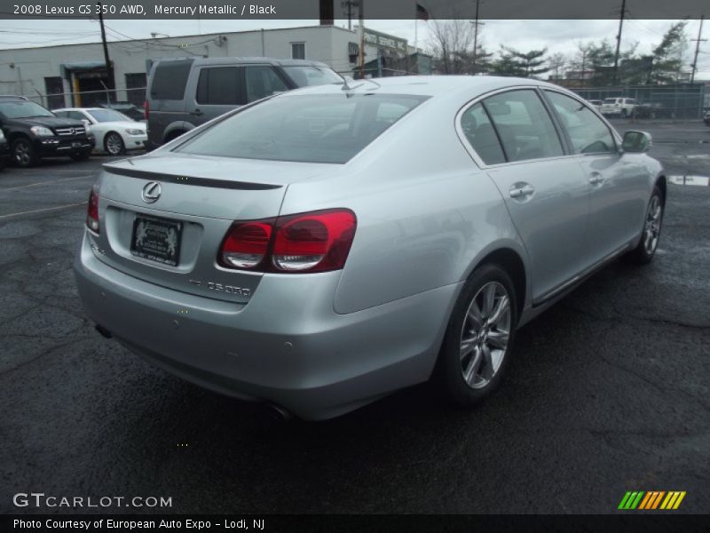Mercury Metallic / Black 2008 Lexus GS 350 AWD