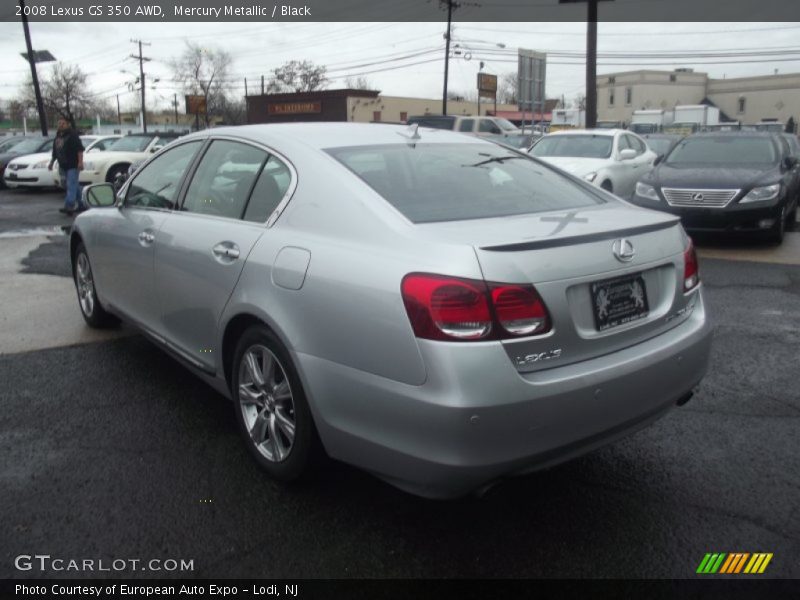 Mercury Metallic / Black 2008 Lexus GS 350 AWD