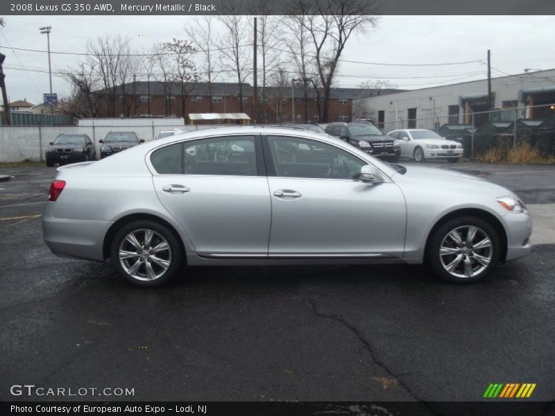 Mercury Metallic / Black 2008 Lexus GS 350 AWD
