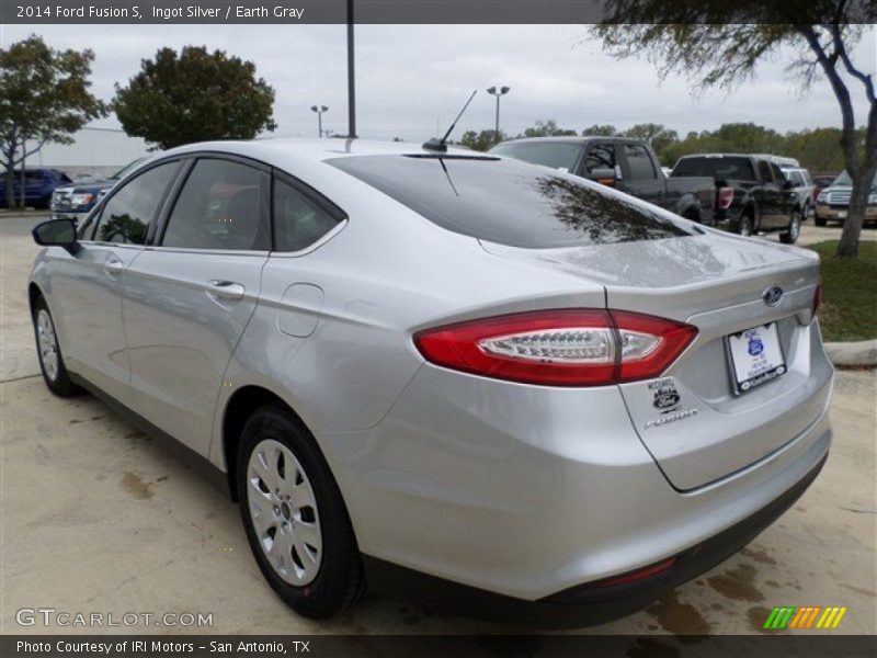 Ingot Silver / Earth Gray 2014 Ford Fusion S