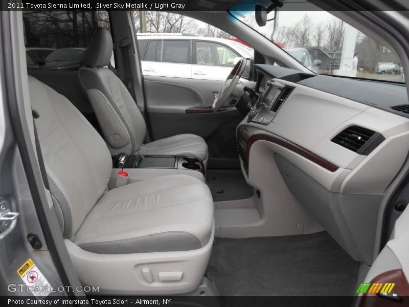 Silver Sky Metallic / Light Gray 2011 Toyota Sienna Limited