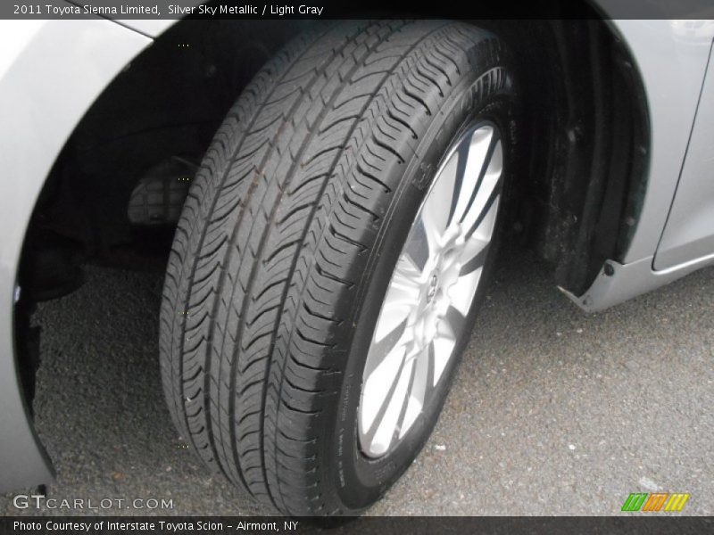 Silver Sky Metallic / Light Gray 2011 Toyota Sienna Limited