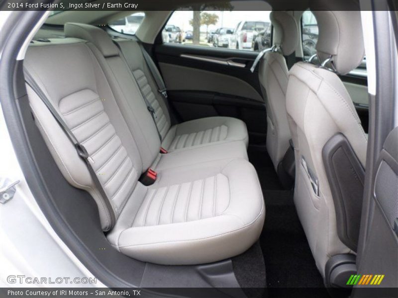 Ingot Silver / Earth Gray 2014 Ford Fusion S