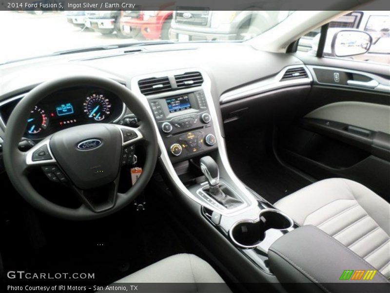 Ingot Silver / Earth Gray 2014 Ford Fusion S