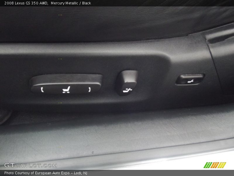 Mercury Metallic / Black 2008 Lexus GS 350 AWD