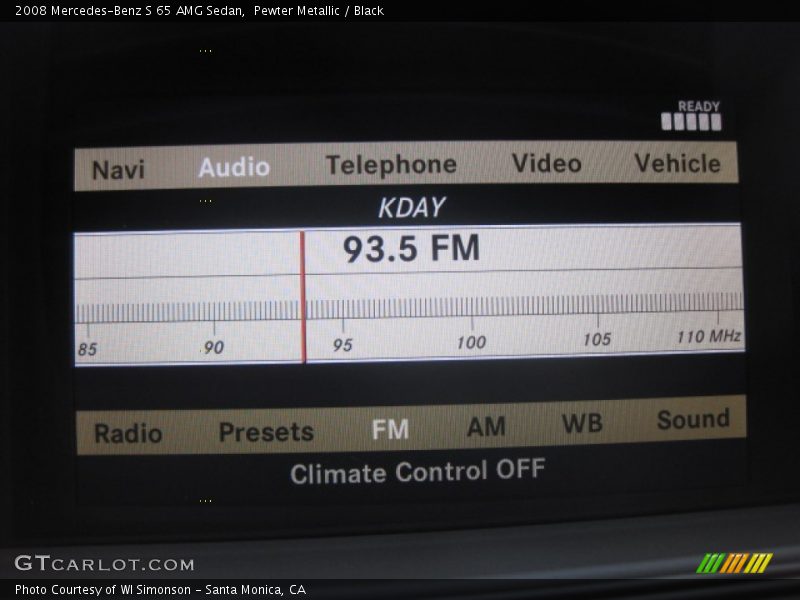 Pewter Metallic / Black 2008 Mercedes-Benz S 65 AMG Sedan