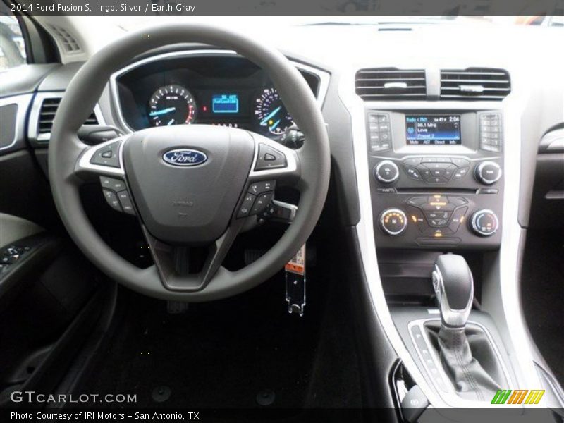 Ingot Silver / Earth Gray 2014 Ford Fusion S