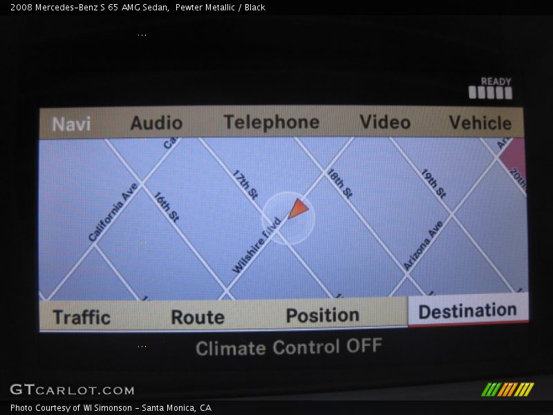 Navigation of 2008 S 65 AMG Sedan
