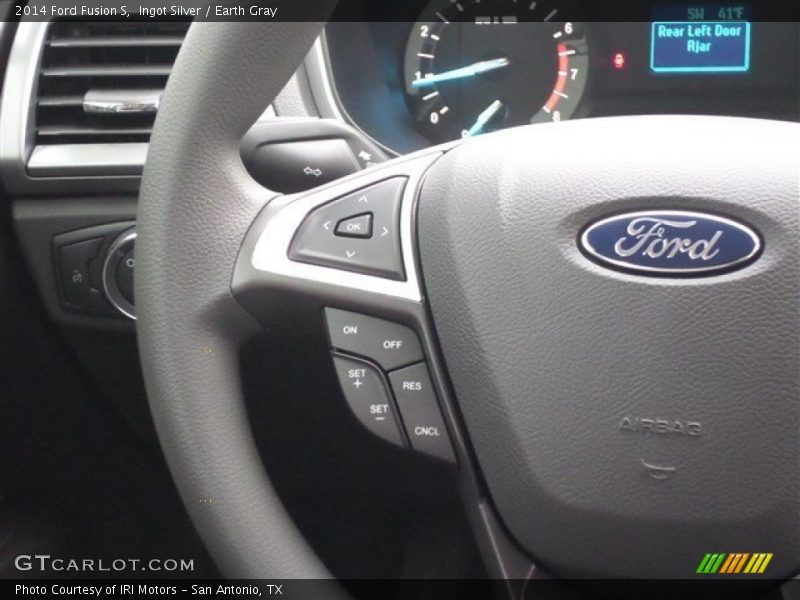 Ingot Silver / Earth Gray 2014 Ford Fusion S