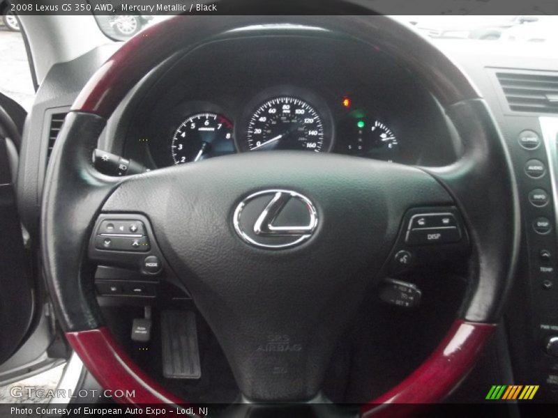 Mercury Metallic / Black 2008 Lexus GS 350 AWD