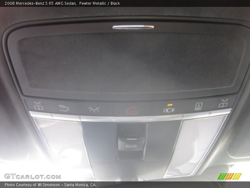 Pewter Metallic / Black 2008 Mercedes-Benz S 65 AMG Sedan