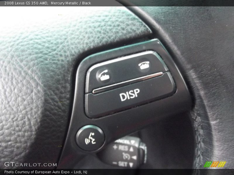 Mercury Metallic / Black 2008 Lexus GS 350 AWD