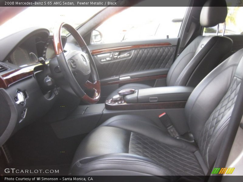 Front Seat of 2008 S 65 AMG Sedan