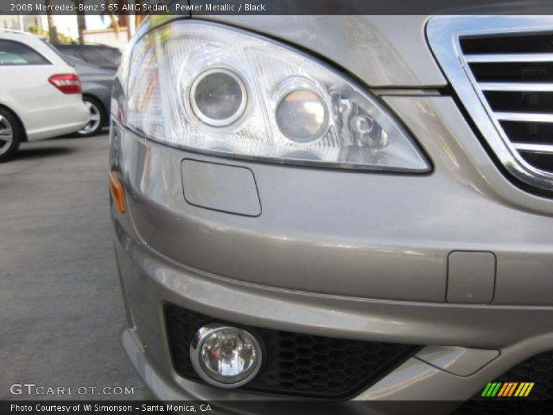 Pewter Metallic / Black 2008 Mercedes-Benz S 65 AMG Sedan