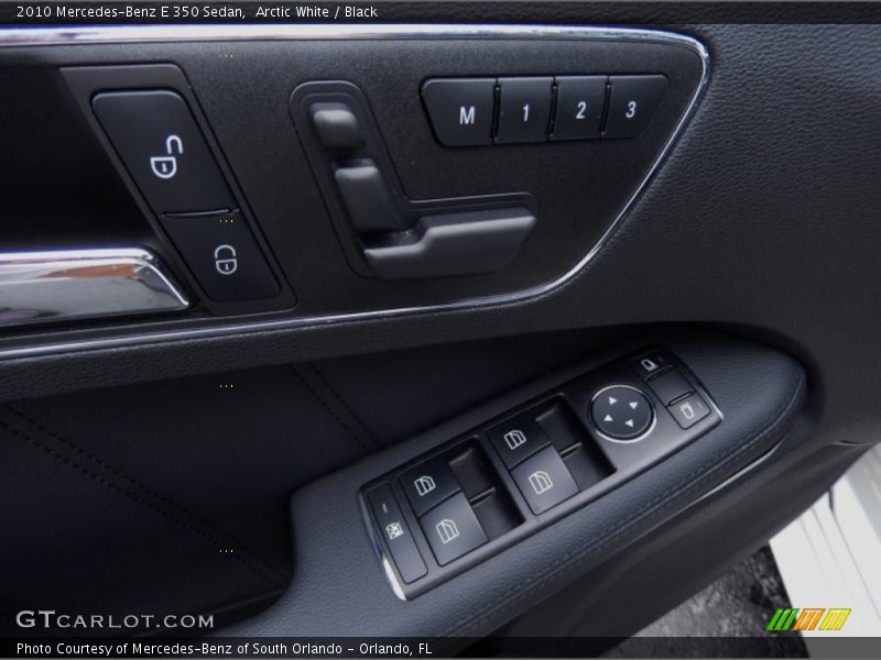 Arctic White / Black 2010 Mercedes-Benz E 350 Sedan