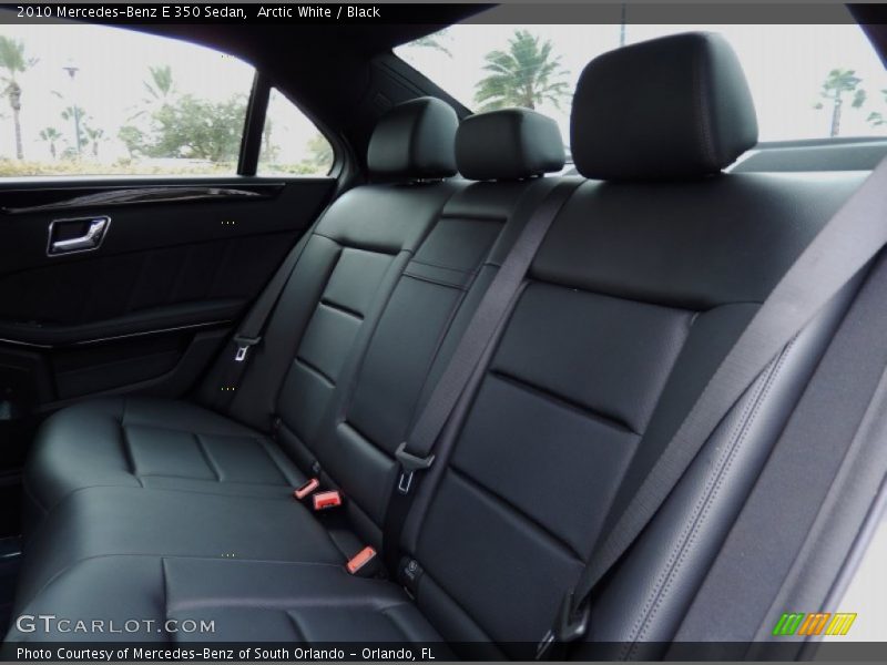 Rear Seat of 2010 E 350 Sedan