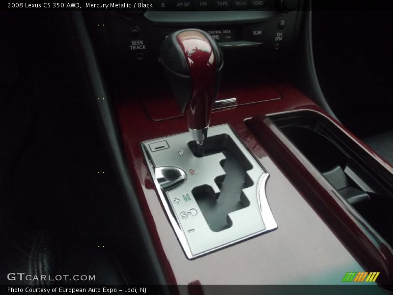 Mercury Metallic / Black 2008 Lexus GS 350 AWD