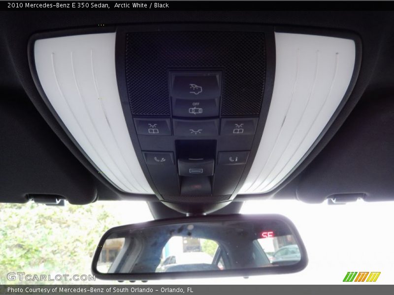 Arctic White / Black 2010 Mercedes-Benz E 350 Sedan