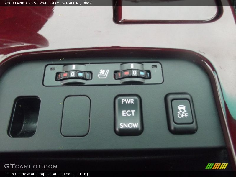Mercury Metallic / Black 2008 Lexus GS 350 AWD