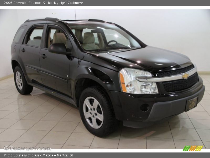 Black / Light Cashmere 2006 Chevrolet Equinox LS