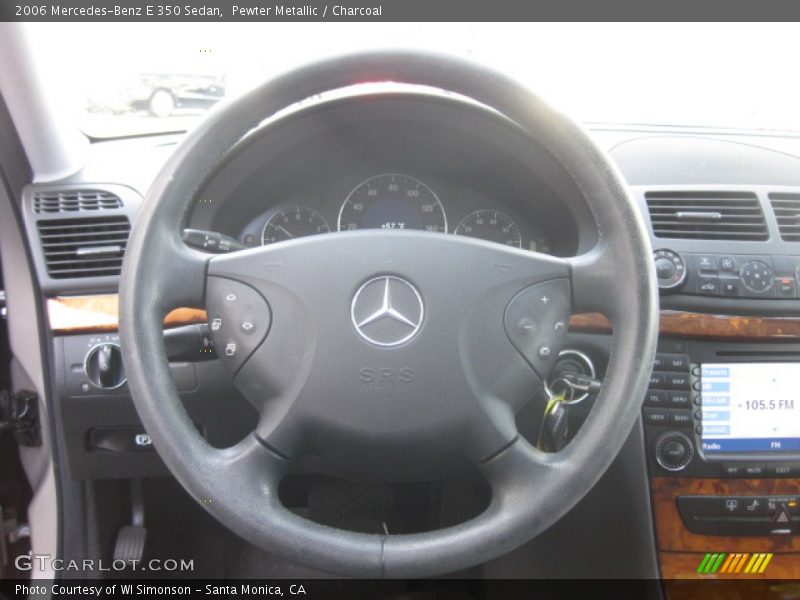Pewter Metallic / Charcoal 2006 Mercedes-Benz E 350 Sedan