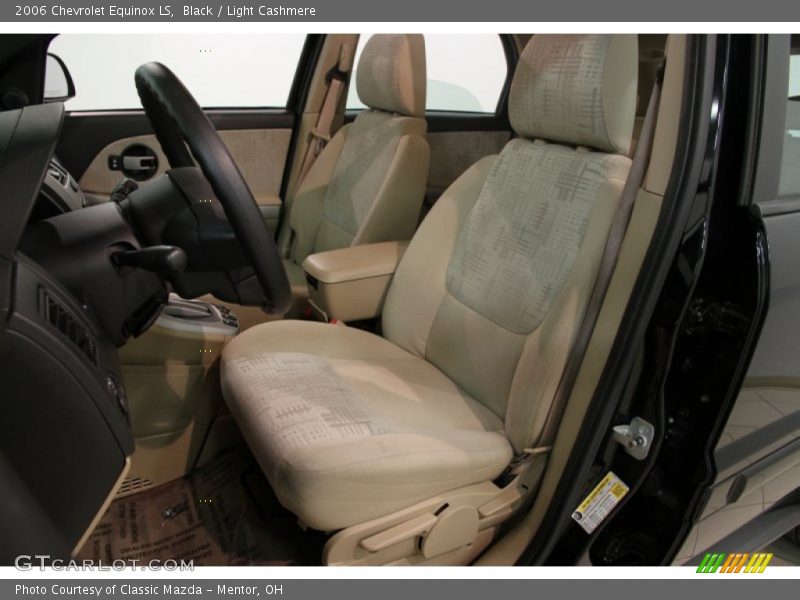 Black / Light Cashmere 2006 Chevrolet Equinox LS