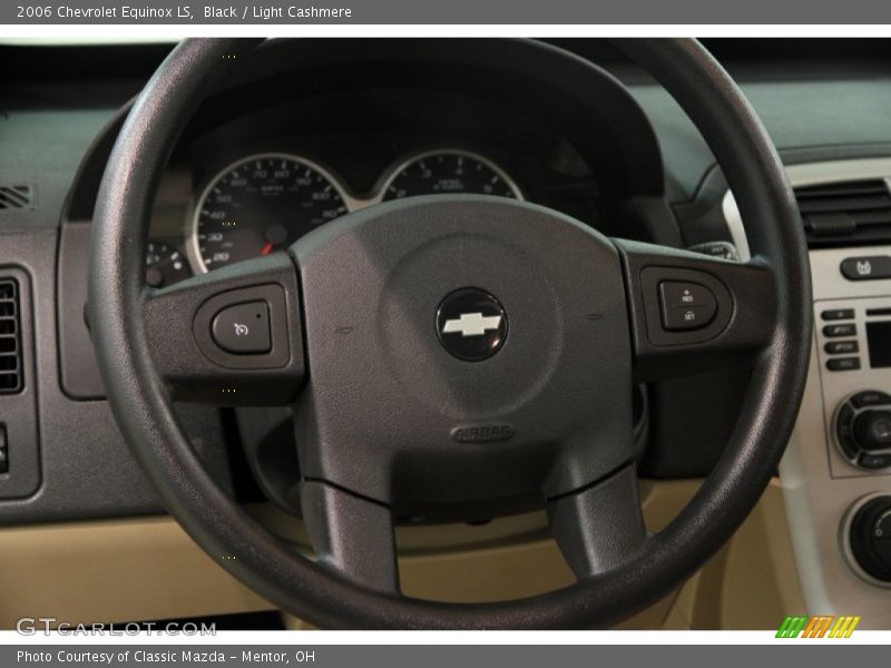 Black / Light Cashmere 2006 Chevrolet Equinox LS