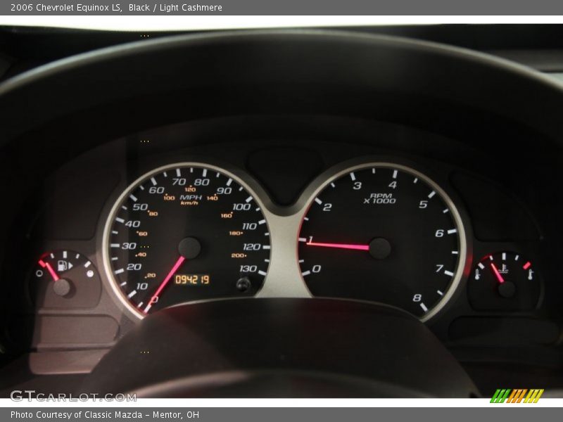 Black / Light Cashmere 2006 Chevrolet Equinox LS