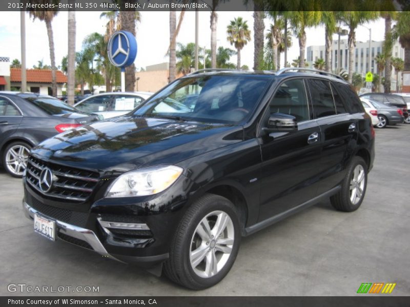 Black / Auburn Brown/Black 2012 Mercedes-Benz ML 350 4Matic