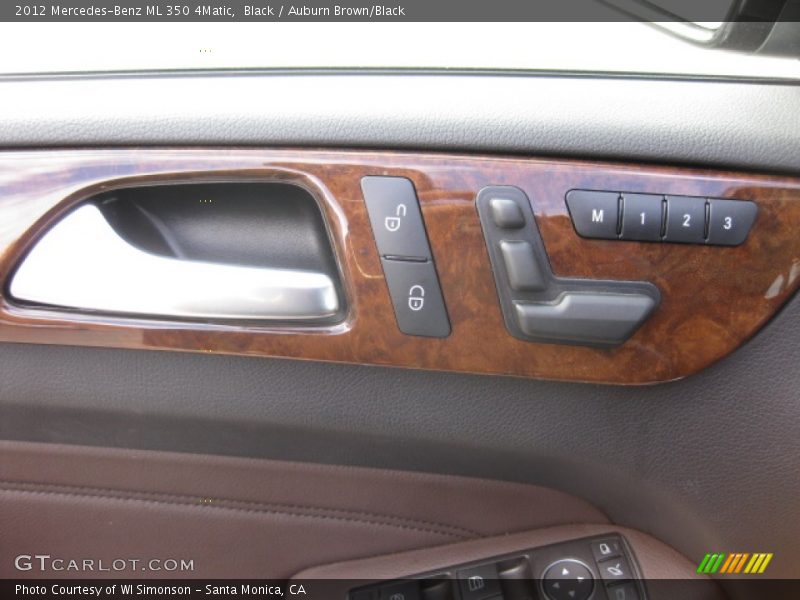 Black / Auburn Brown/Black 2012 Mercedes-Benz ML 350 4Matic