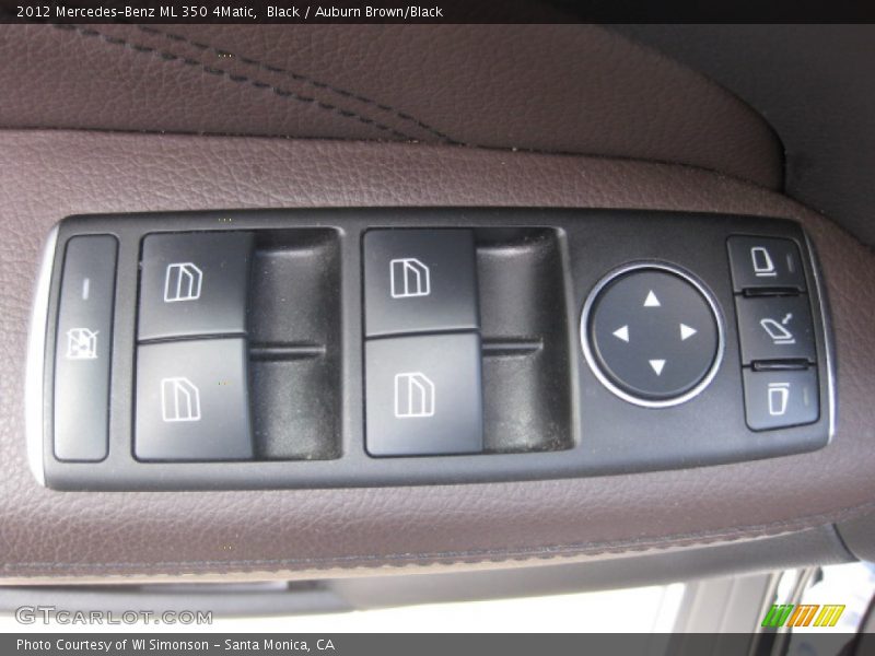 Black / Auburn Brown/Black 2012 Mercedes-Benz ML 350 4Matic