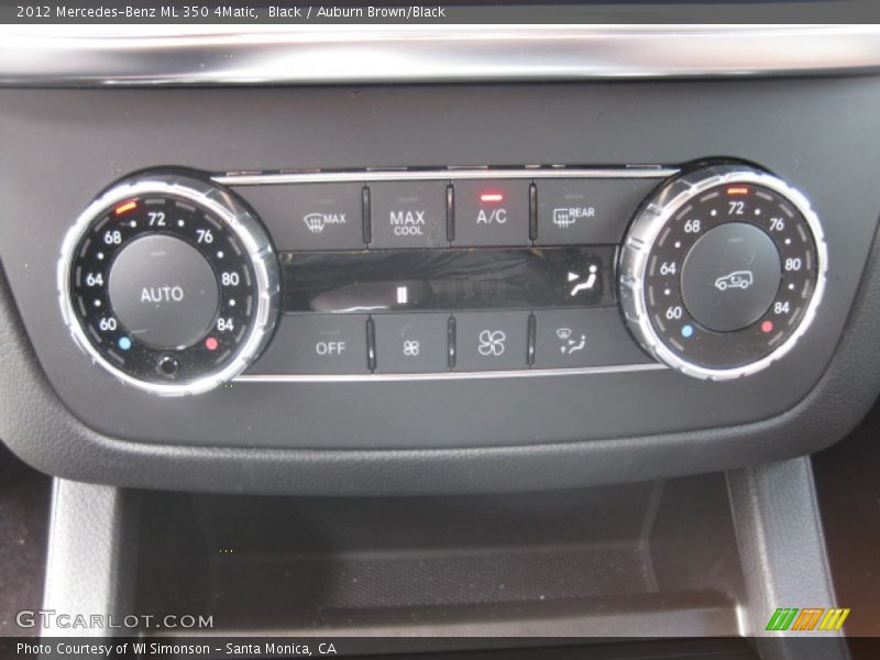 Black / Auburn Brown/Black 2012 Mercedes-Benz ML 350 4Matic