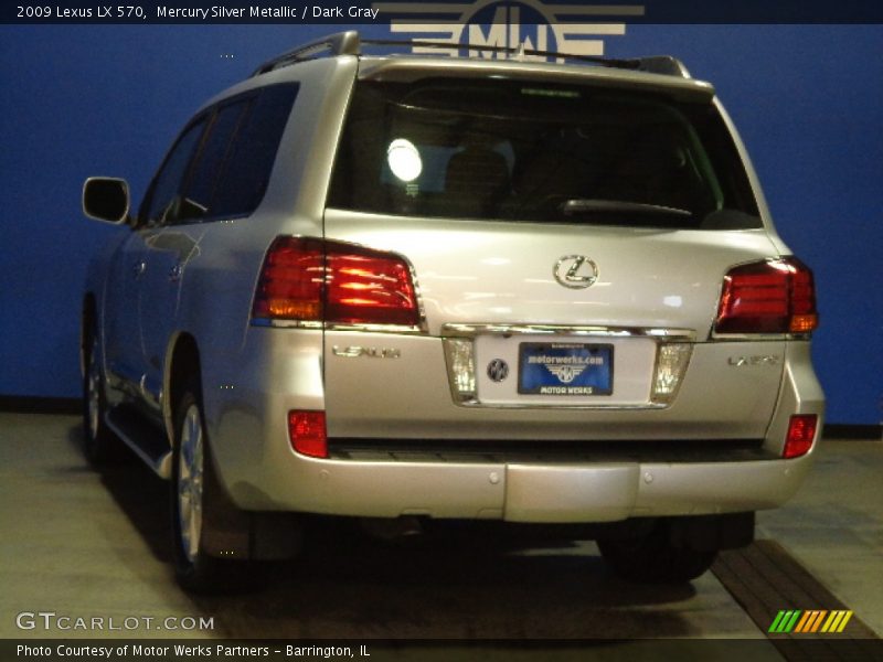 Mercury Silver Metallic / Dark Gray 2009 Lexus LX 570