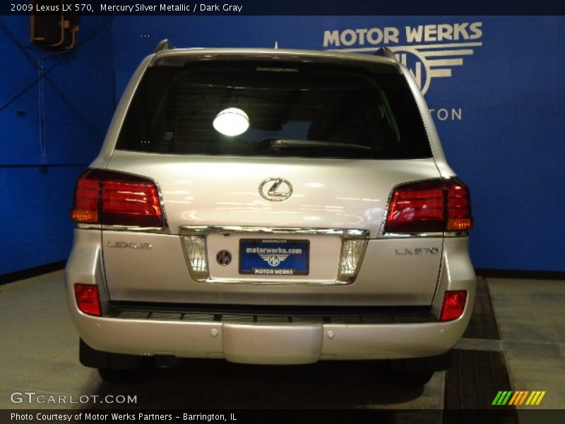Mercury Silver Metallic / Dark Gray 2009 Lexus LX 570