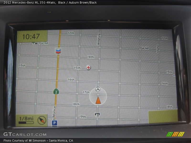 Black / Auburn Brown/Black 2012 Mercedes-Benz ML 350 4Matic