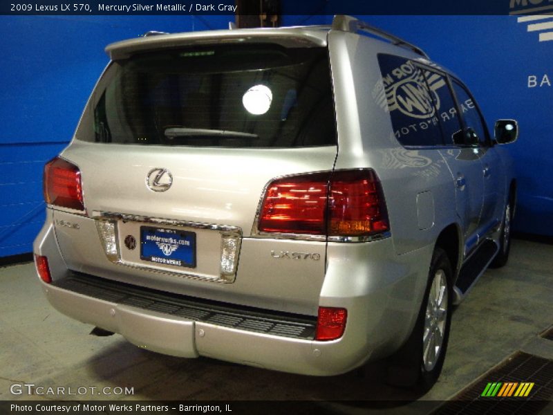 Mercury Silver Metallic / Dark Gray 2009 Lexus LX 570
