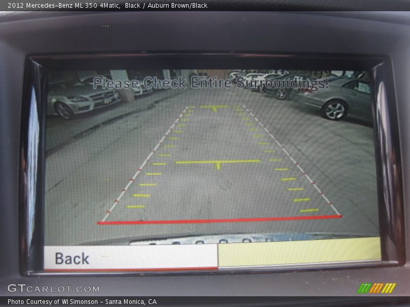 Black / Auburn Brown/Black 2012 Mercedes-Benz ML 350 4Matic