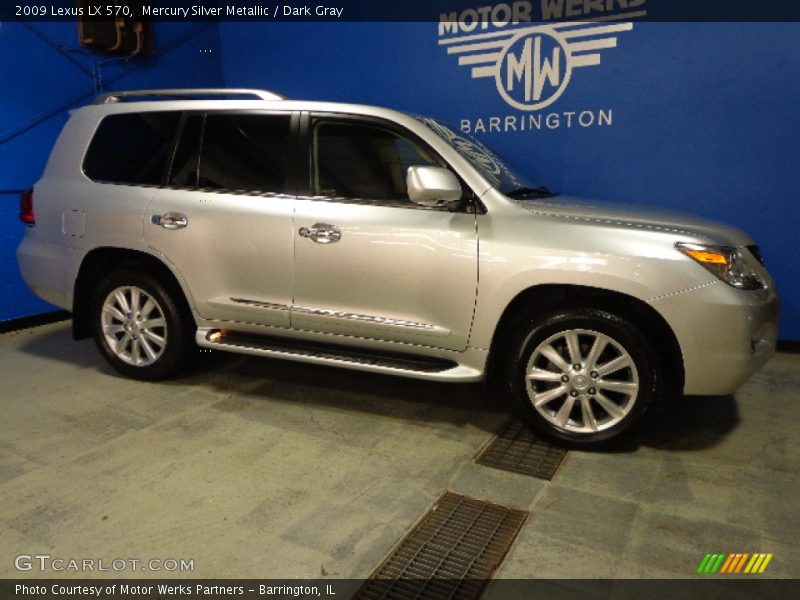 Mercury Silver Metallic / Dark Gray 2009 Lexus LX 570