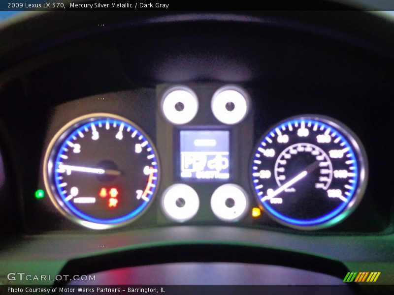 Mercury Silver Metallic / Dark Gray 2009 Lexus LX 570